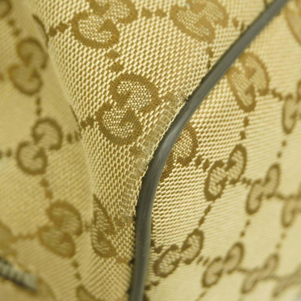 GUCCI Brown Canvas Backpack - Picture 6 of 11